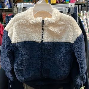 Fleece full zip Blue Toughskins Sears brand 12 months 2,3 and 4 T